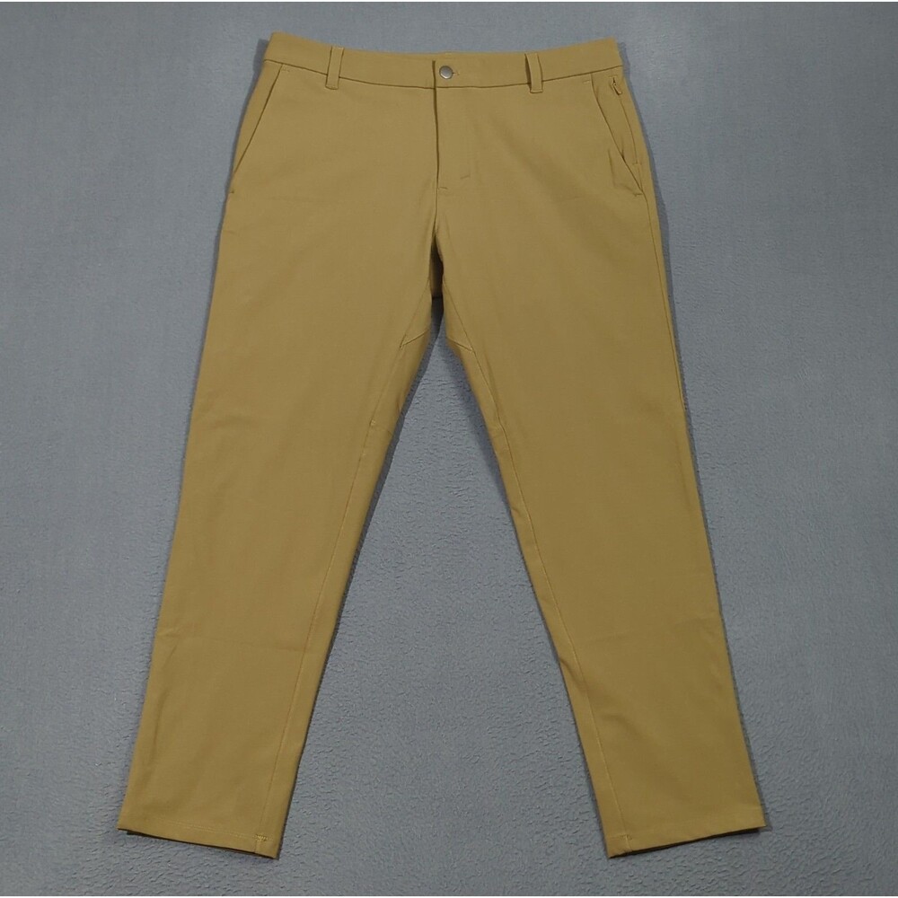 Lululemon Commission Pant Men's 33 Artifact Brown Classic Warpstreme Performance